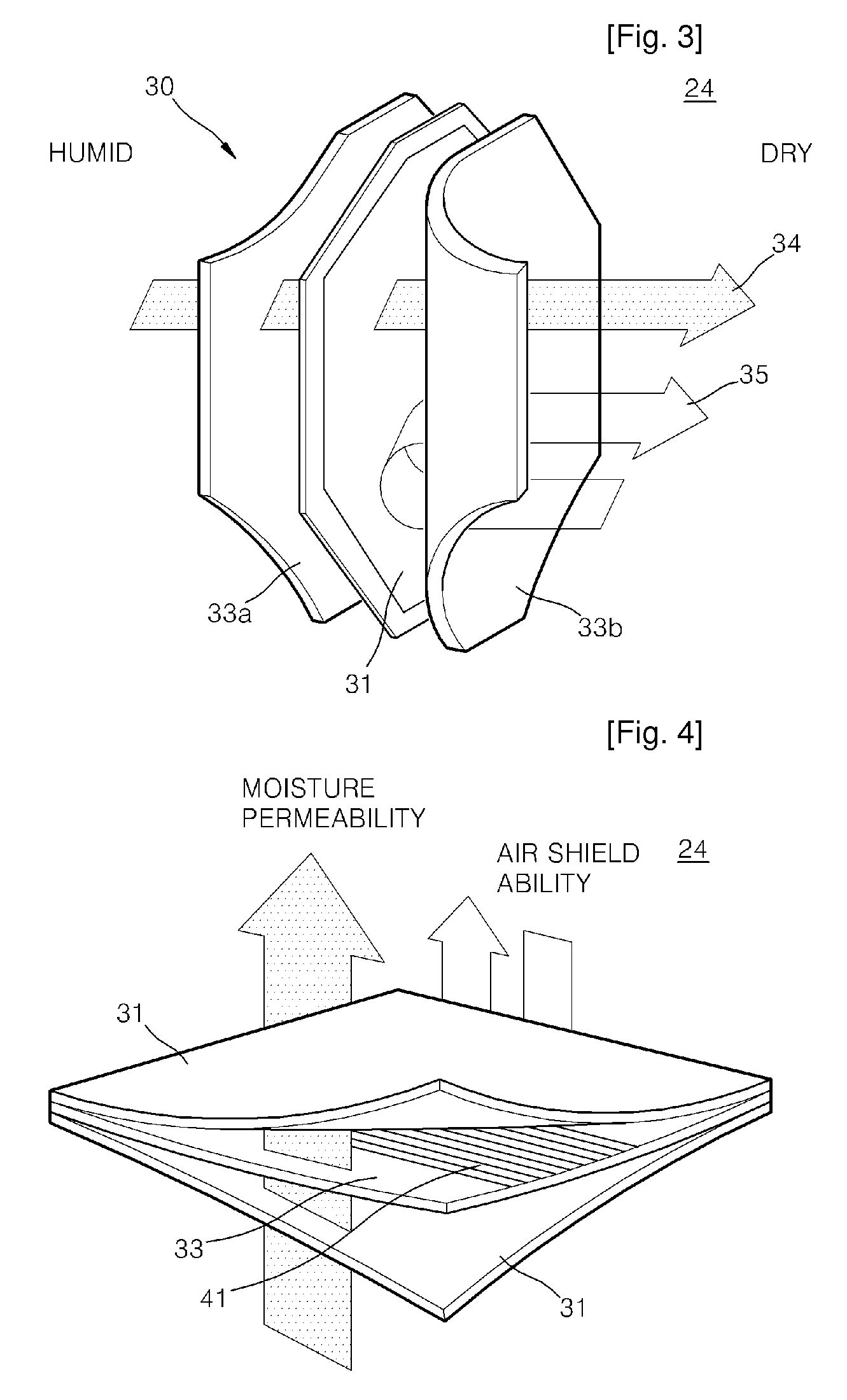 Heat conduction unit with improved laminar