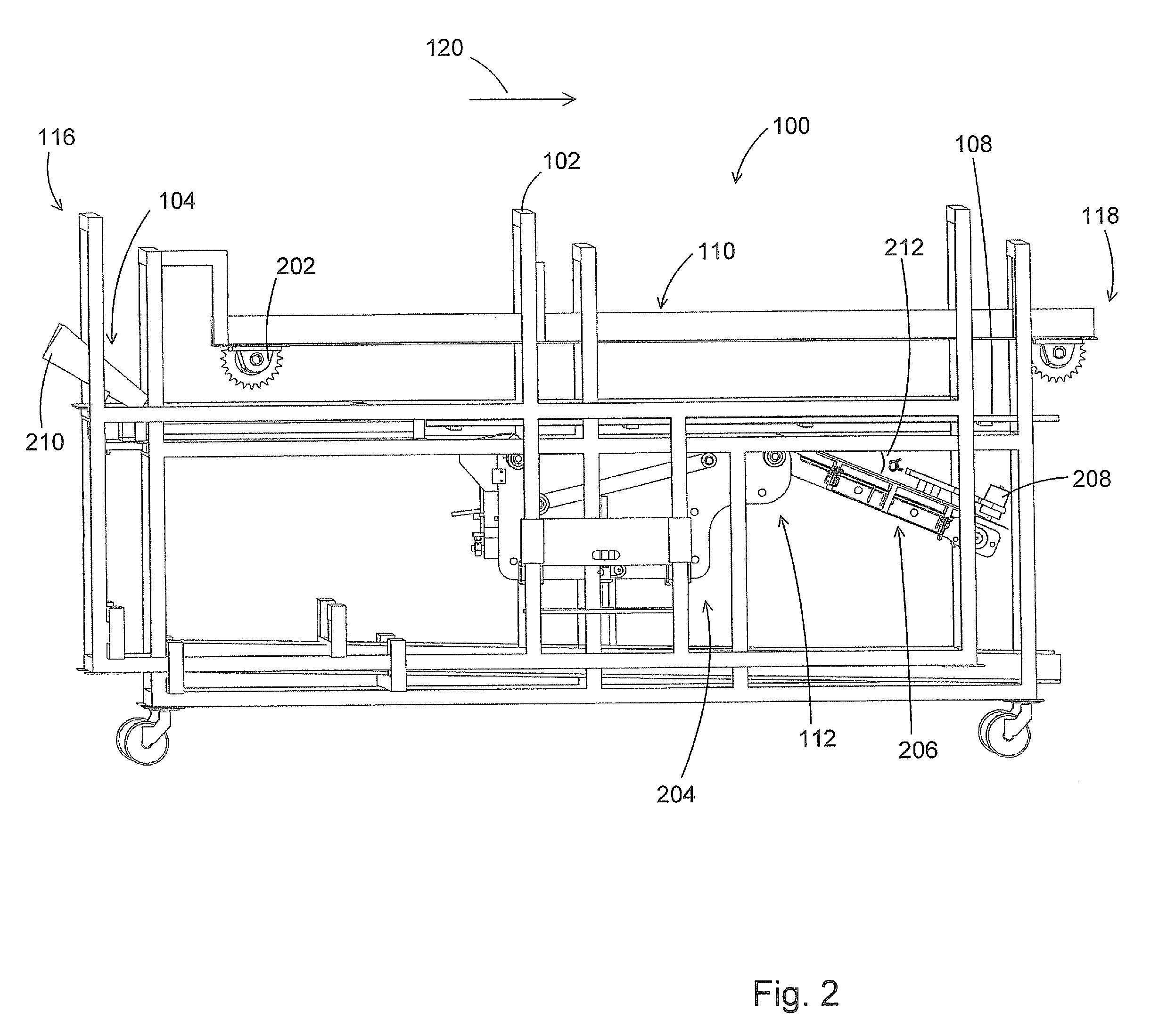 Method and apparatus for harvesting livers and hearts