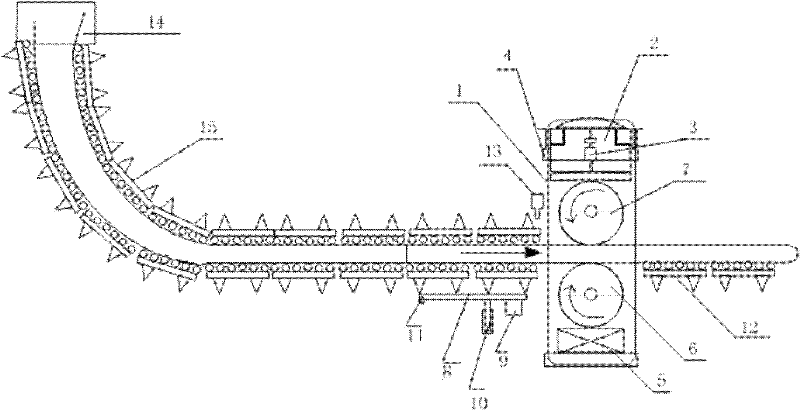 Method for rolling liquid core under heavy reduction rate by virtue of online thickness regulating roll by utilizing continuous casting machine