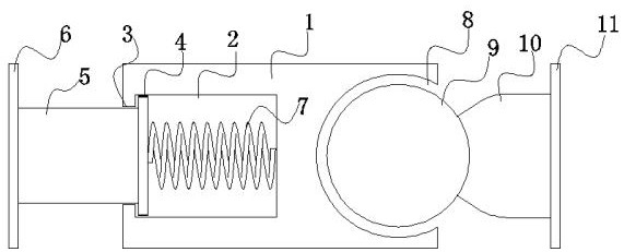 Tunnel steel frame connecting device adapting to two-way deformation