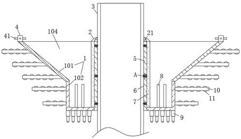 Plugging agent waterproof part capable of quickly plugging