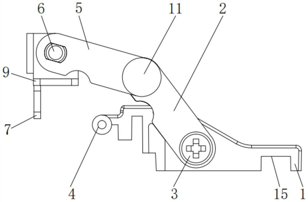 Novel rotating shaft structure for draw-bar box