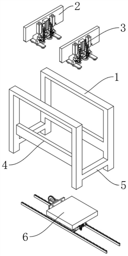 A back slotting device for wood floor processing