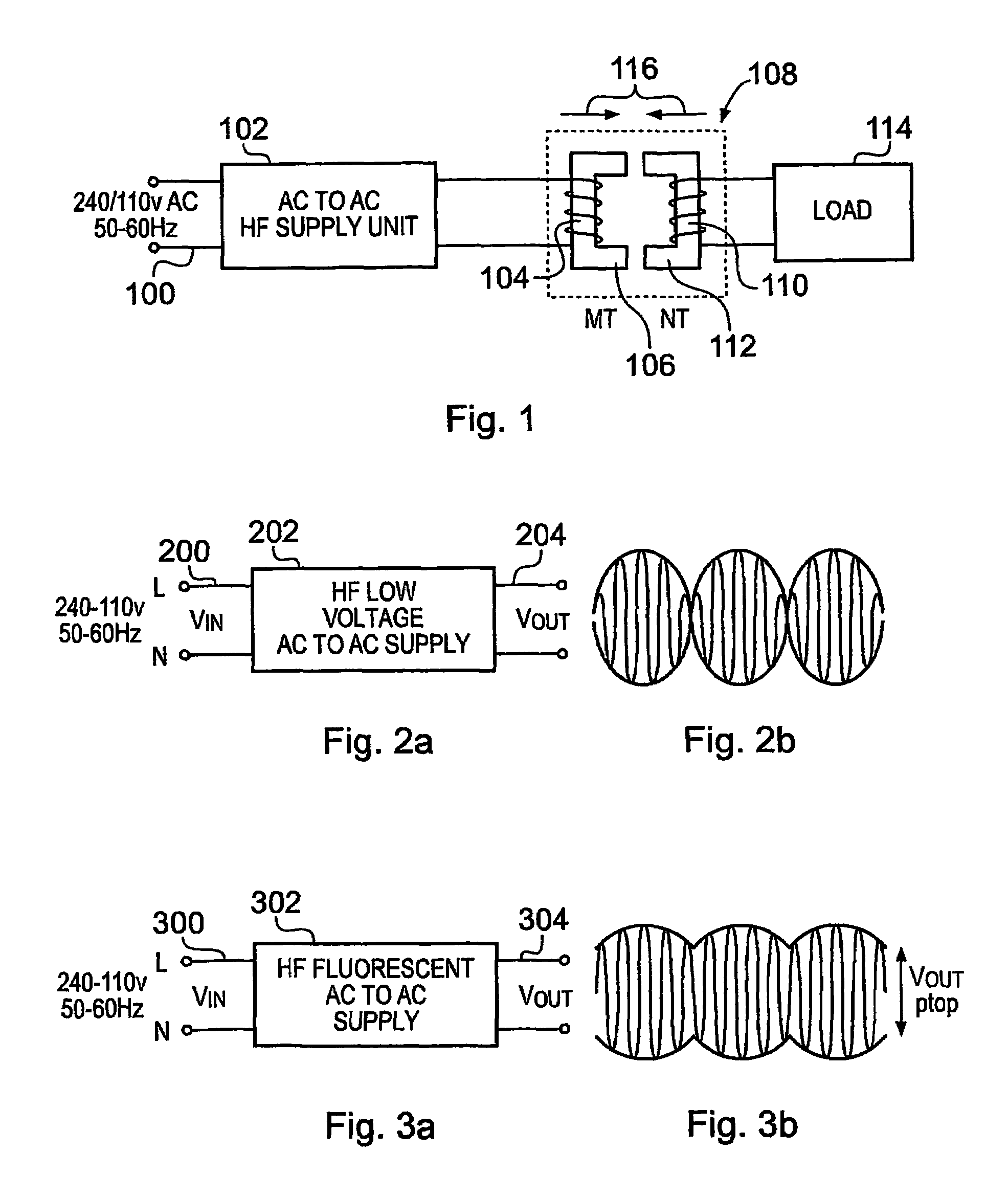 Apparatus for supplying energy to a load and a related system