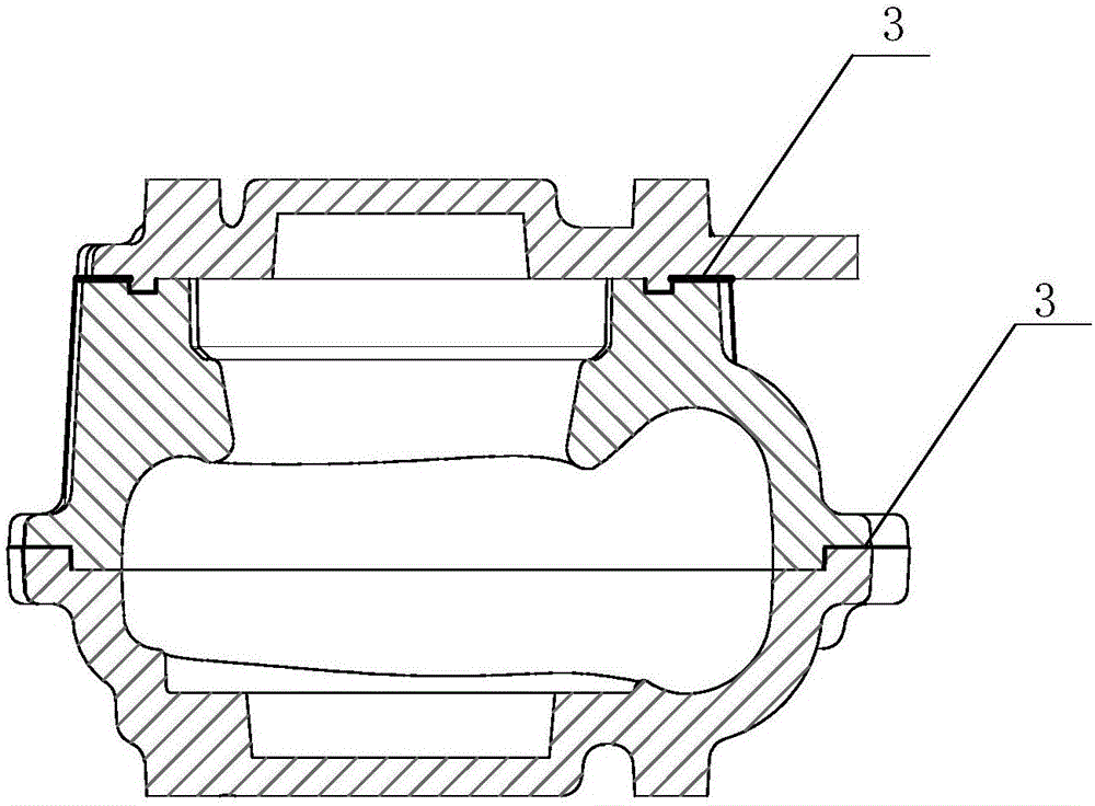 Edge sealing mold with impermeable glue