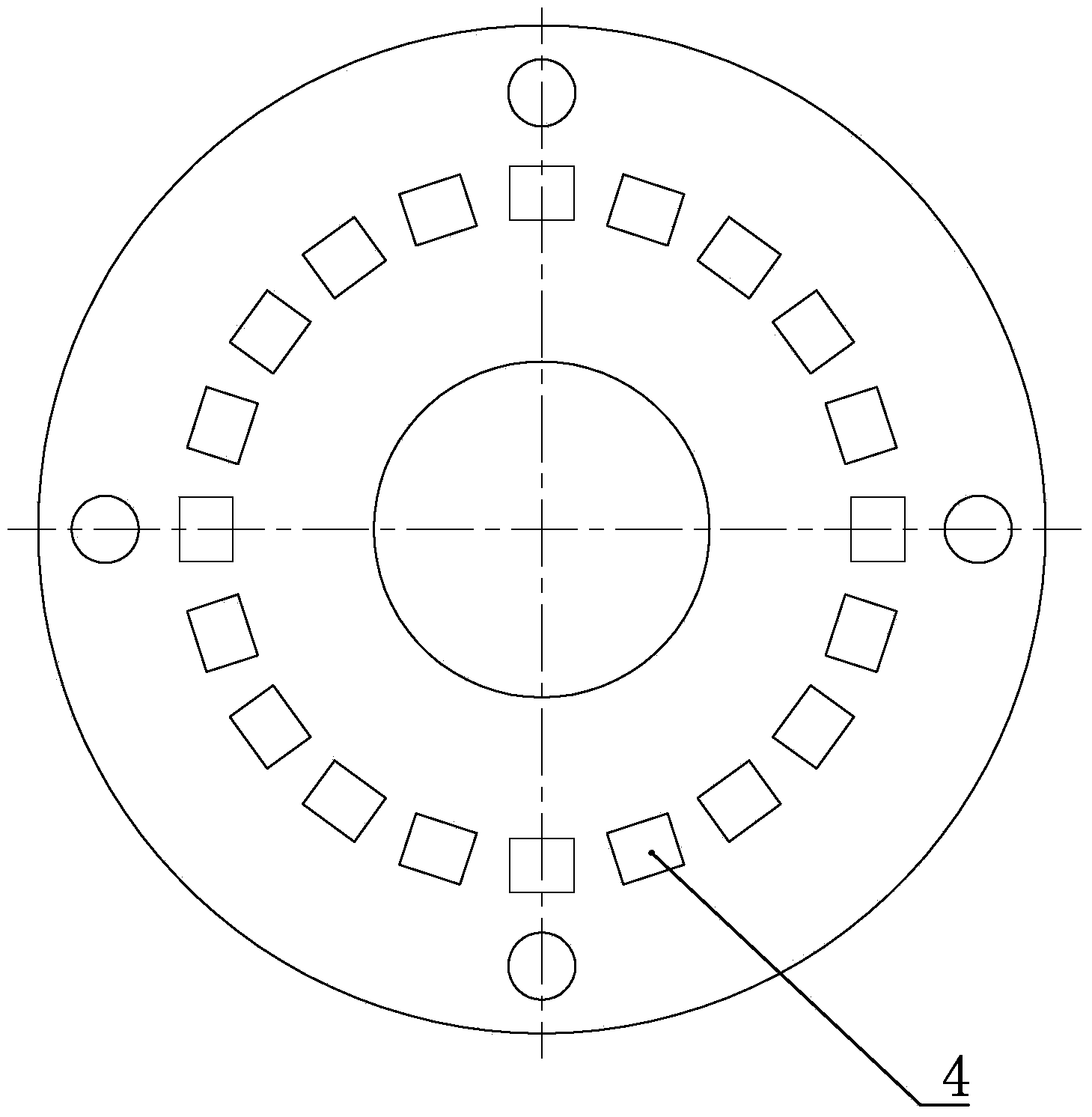Disc-shaped rotary-plate permanent magnetic coupler