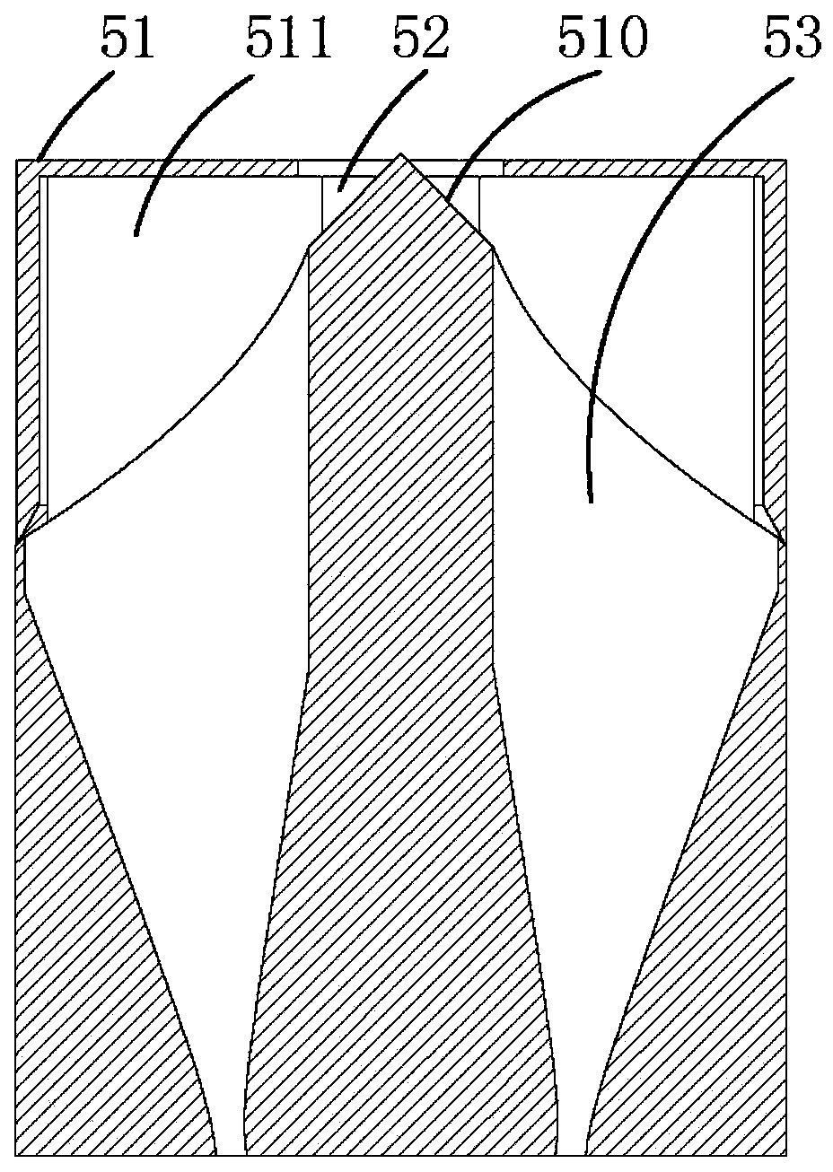 Laser cladding and powder conveying device