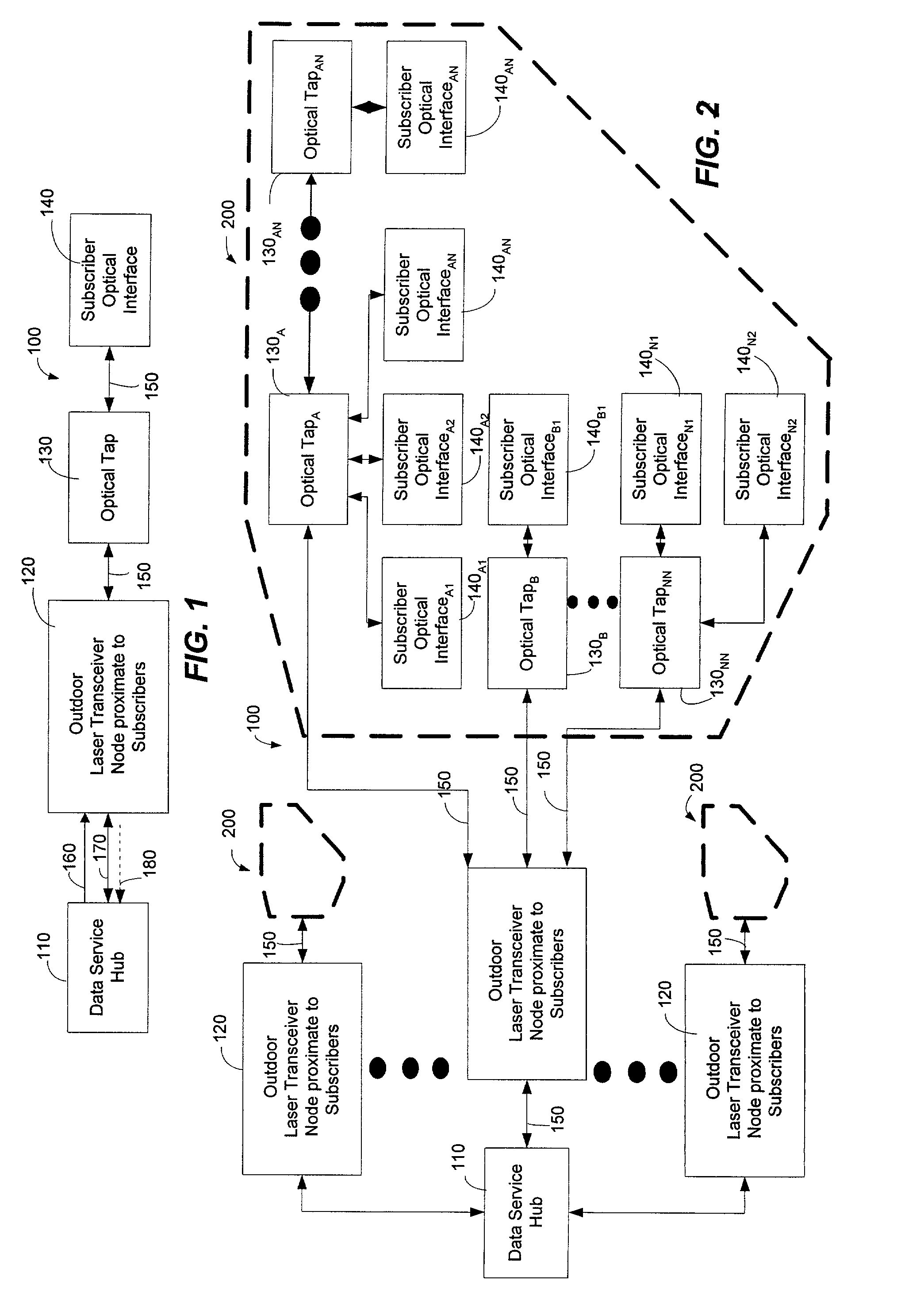 Method and system for processing upstream packets of an optical network