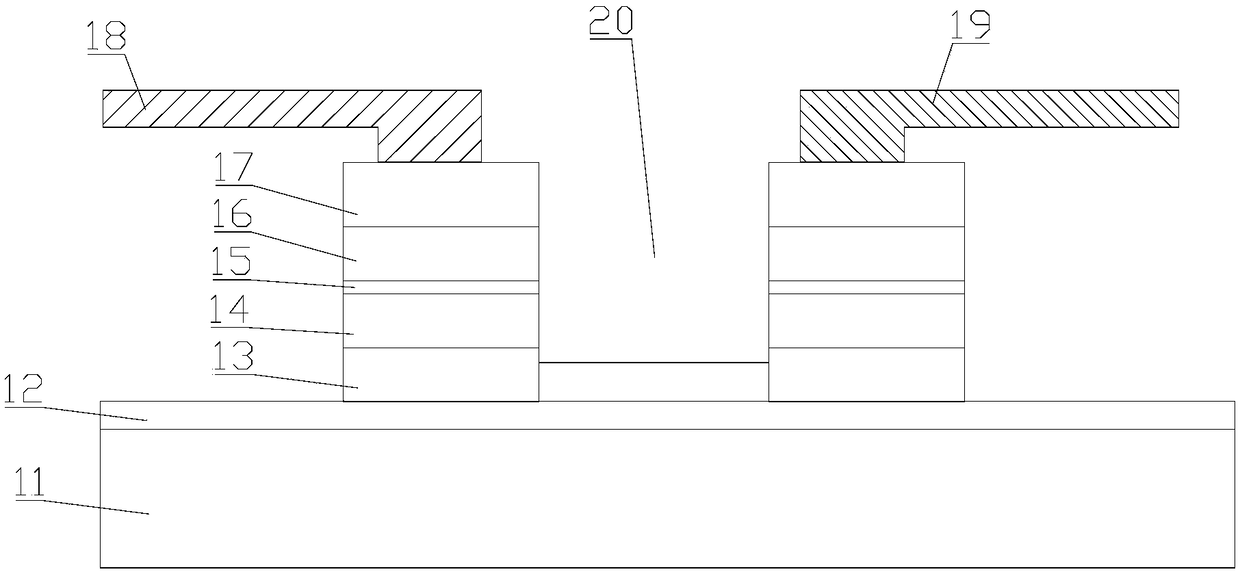 GaN-based heterojunction varactor device and epitaxial structure thereof