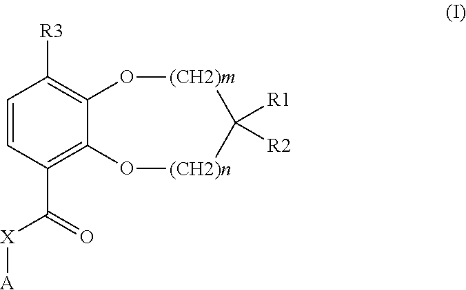 Benzodioxole or benzodioxepine heterocyclic compounds as phosphodiesterase inhibitors