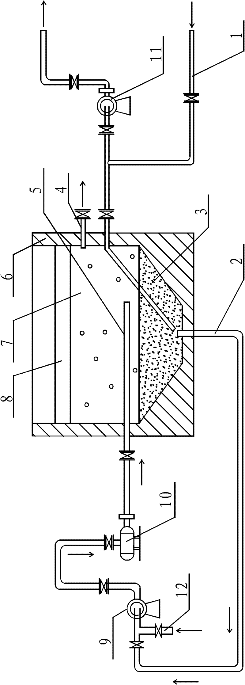 Efficient sludge concentration and dehydration system and dehydration method thereof