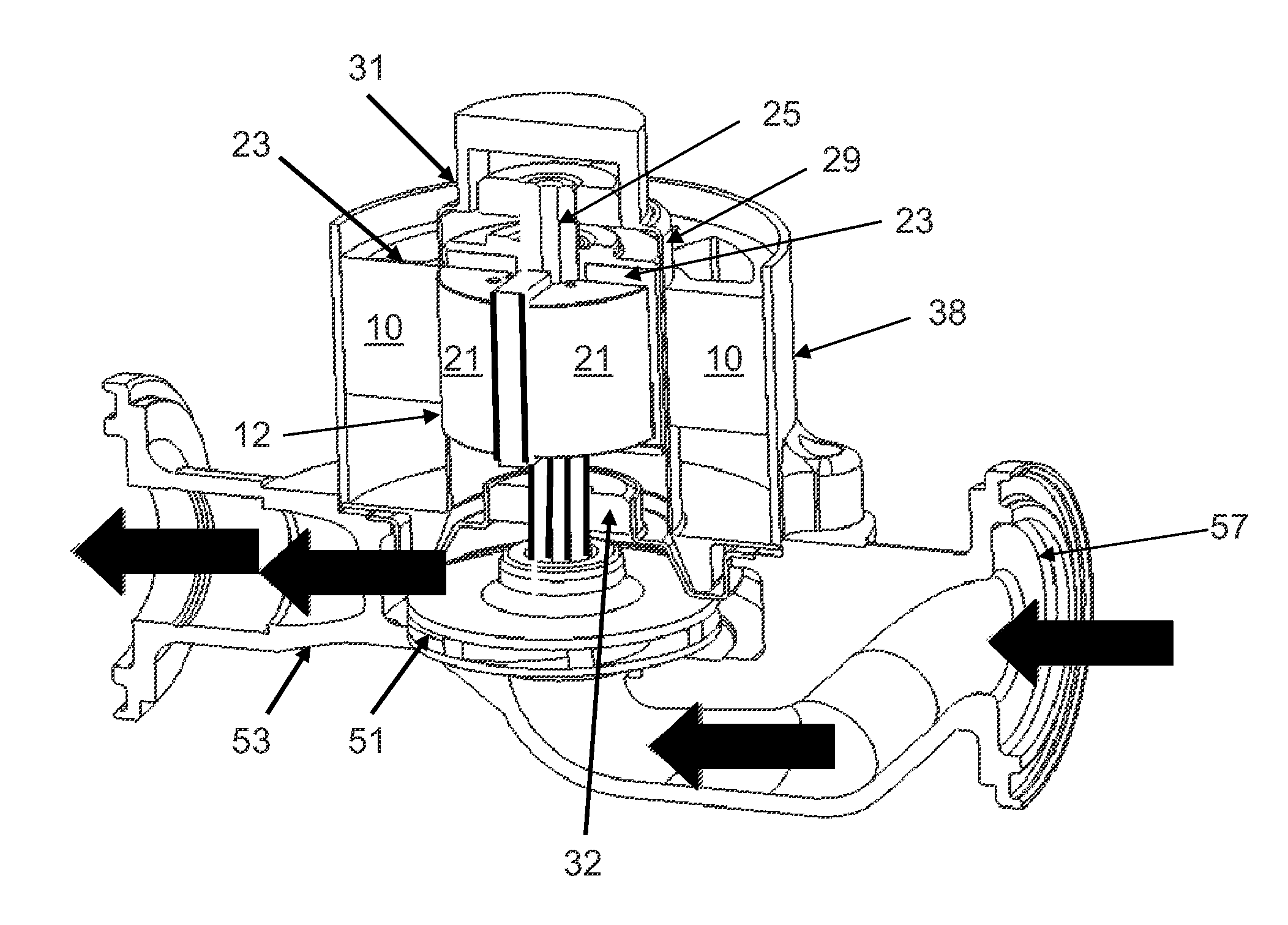 Brushless DC motor with permanent magnet rotor