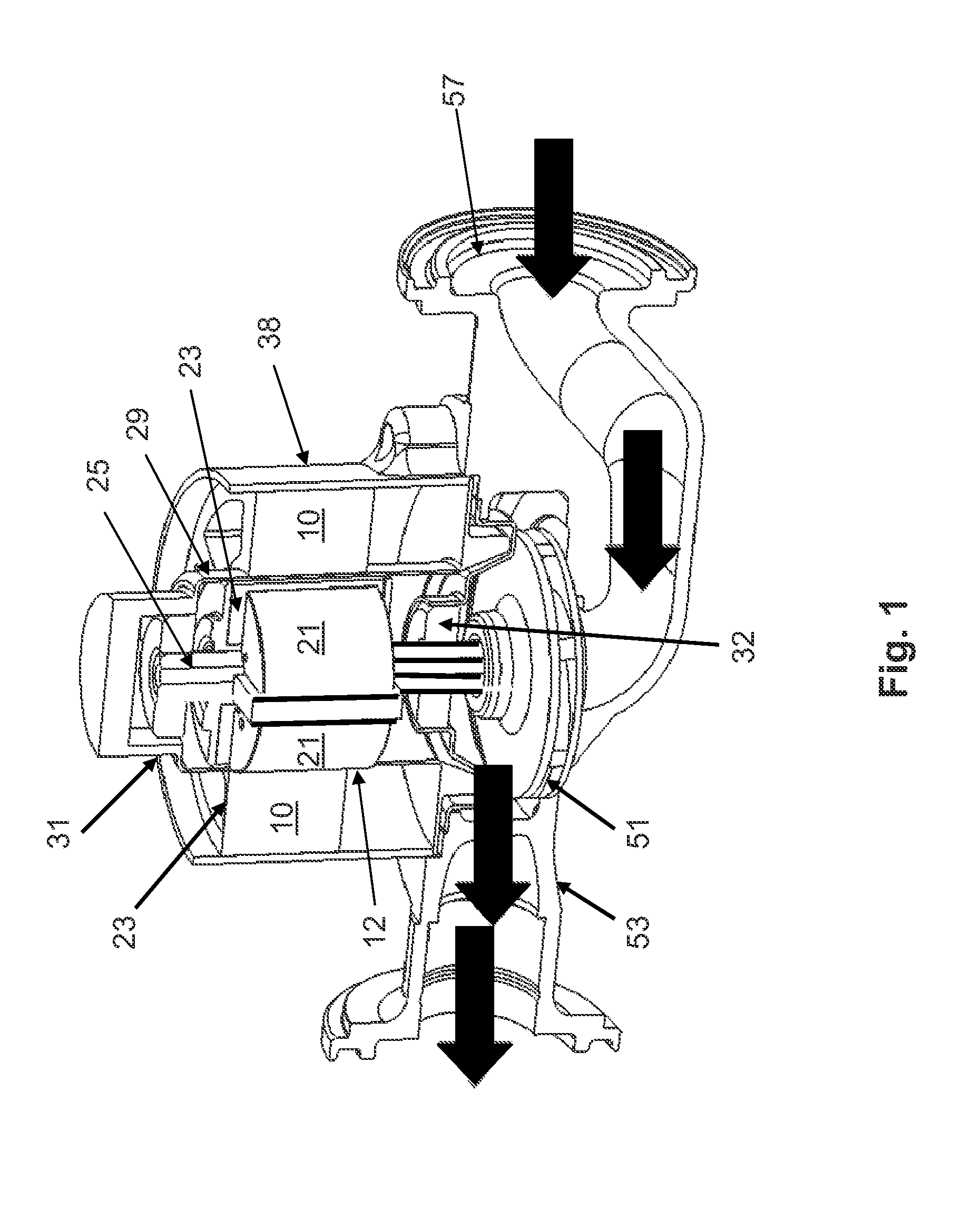 Brushless DC motor with permanent magnet rotor