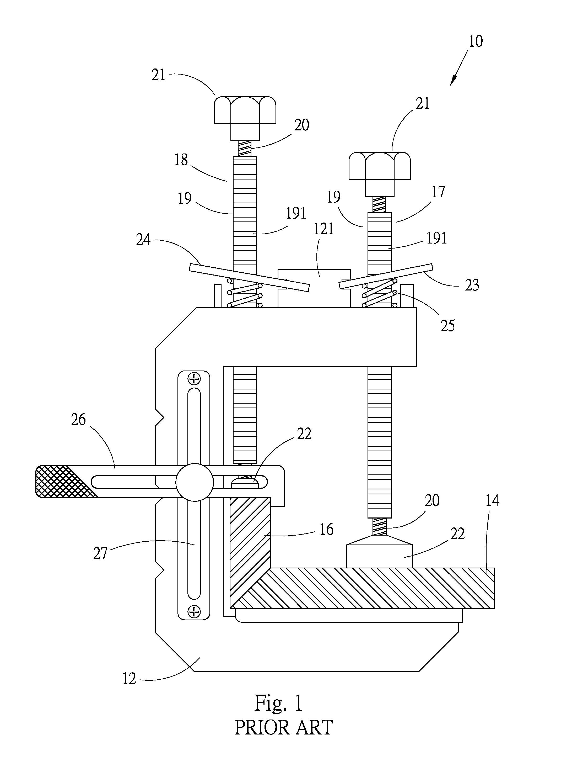 Clamping device for adjoining board materials