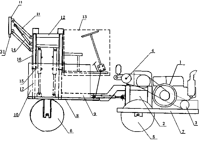 Multi-functional liquid pesticide spray machine