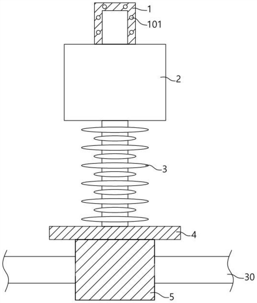 Anti-windage yaw wear-resistant device for power transmission line