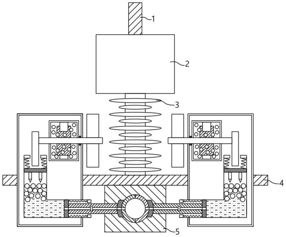 Anti-windage yaw wear-resistant device for power transmission line