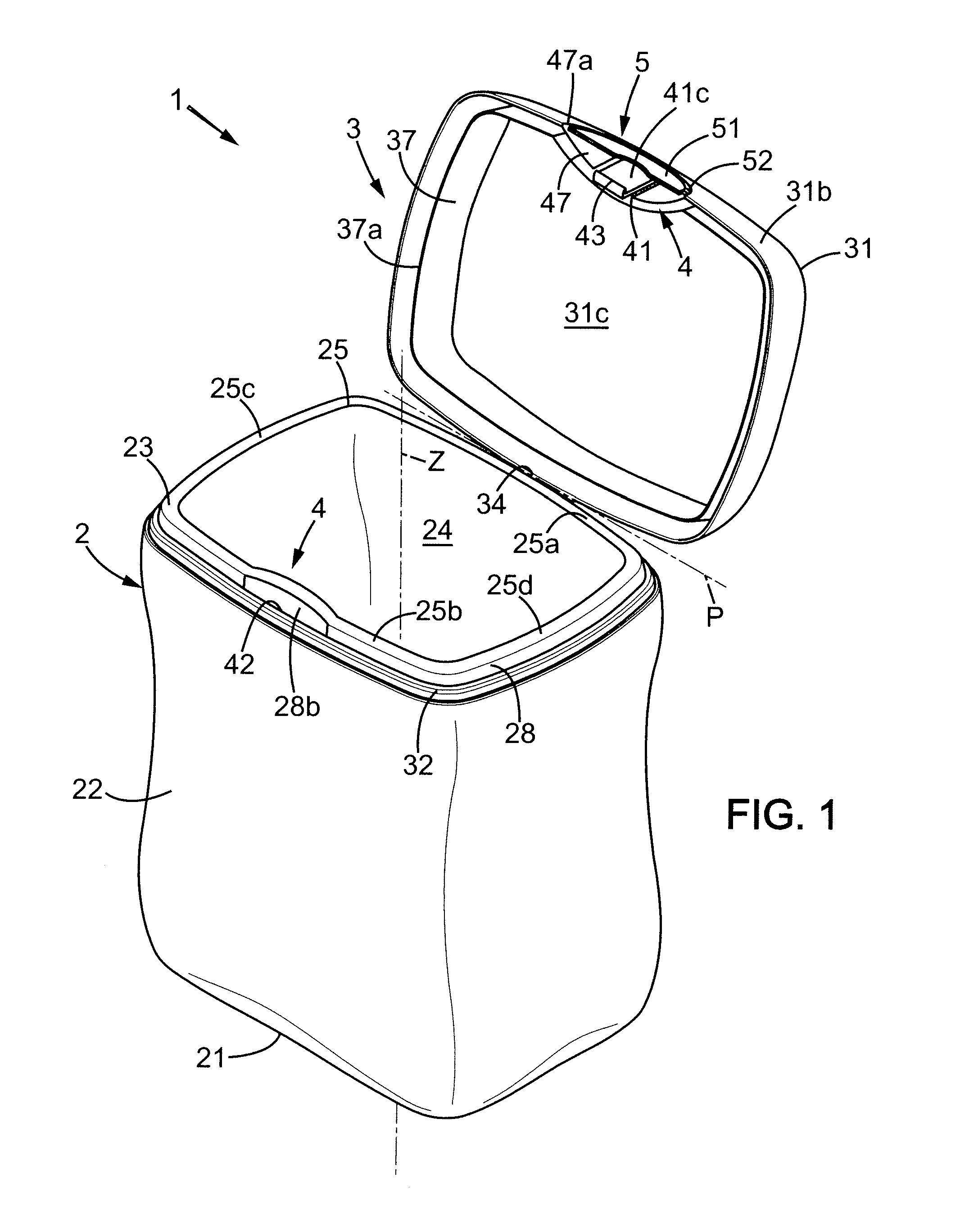 Locking device for reclosable package
