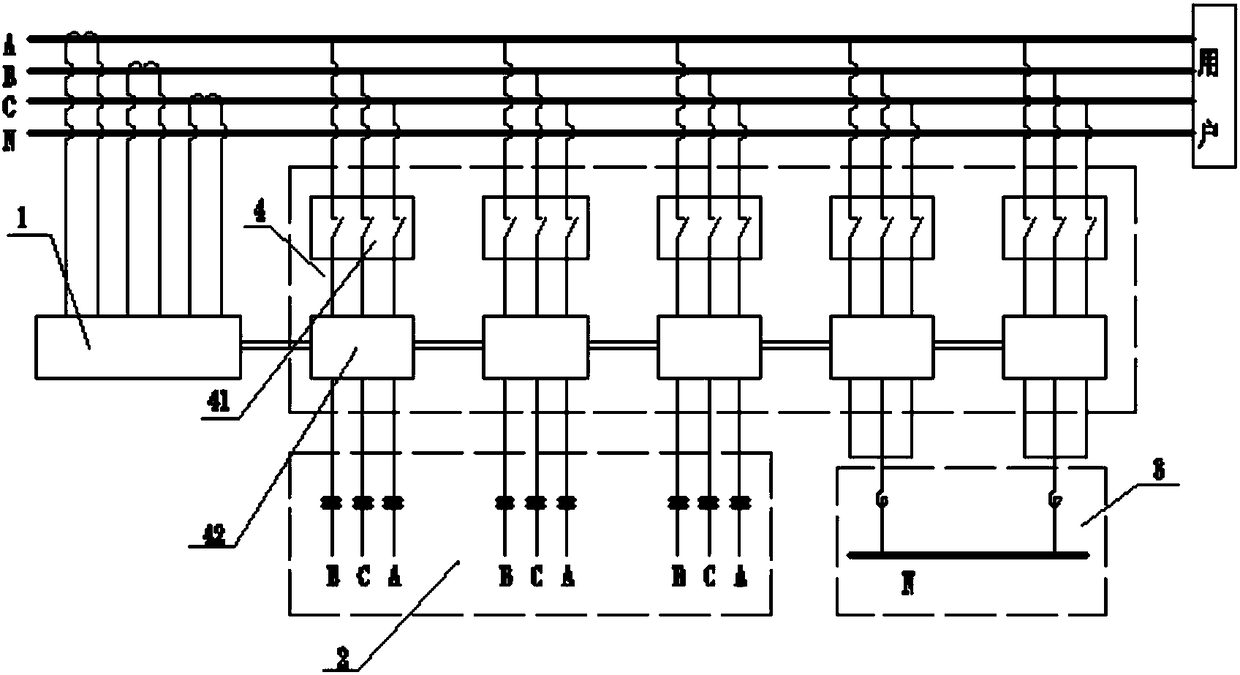 Control method of three-phase load in distribution network