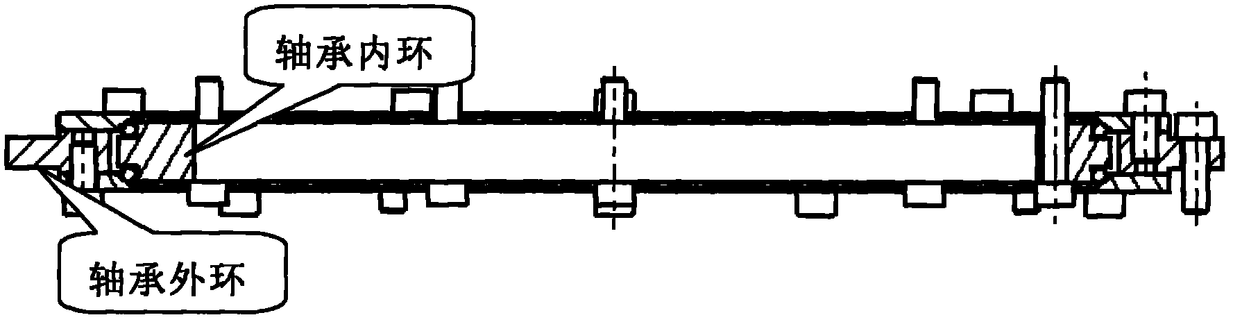 Direction line winding mechanism for telescope