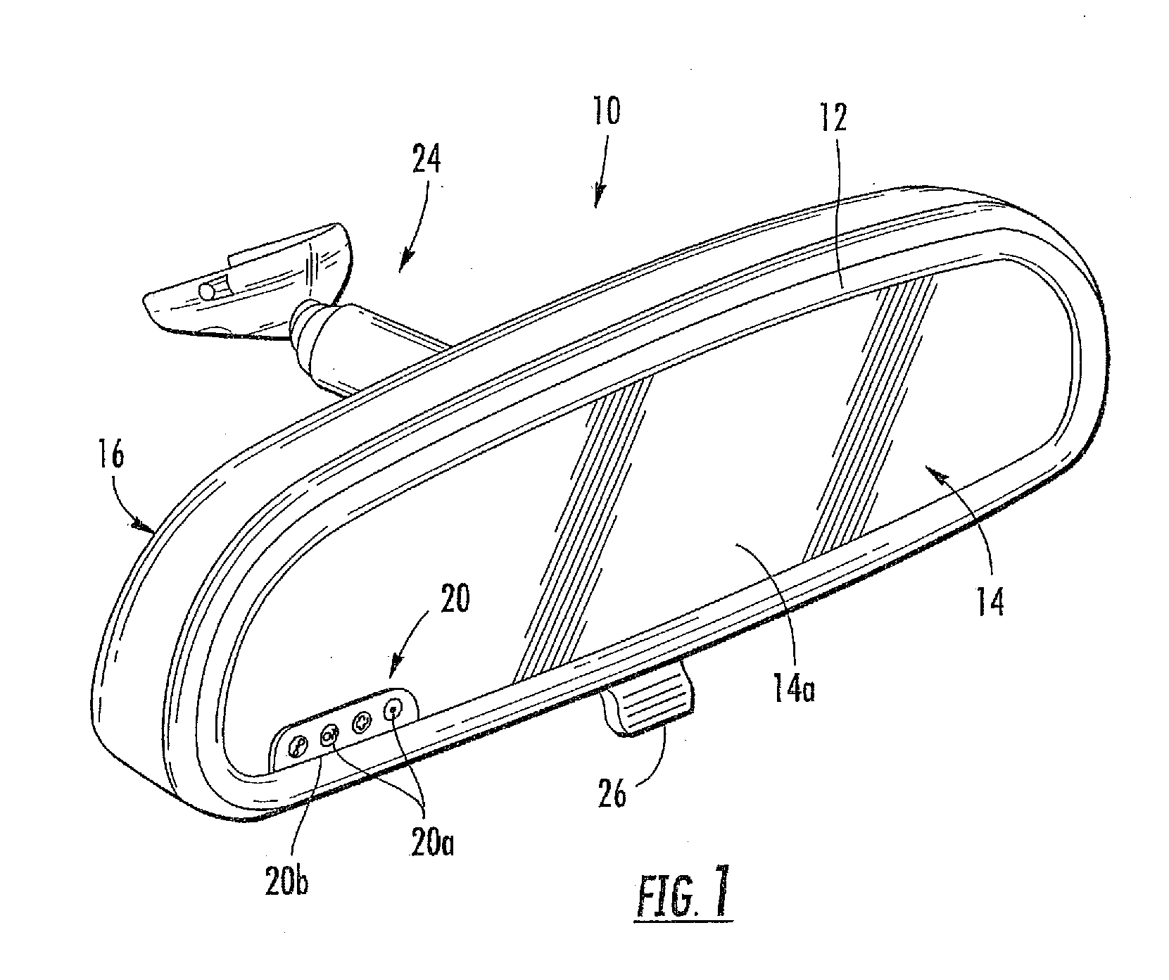 Mirror assembly for vehicle