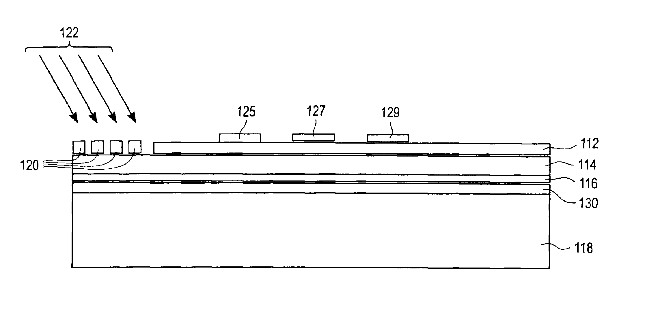 Optical switch fabricated by a thin film process