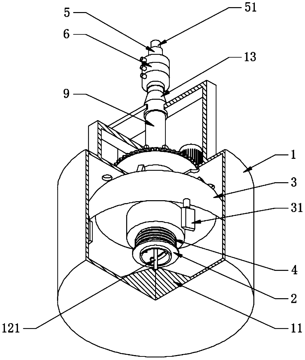 High-strength pulverizer for quantitative analysis of Chinese medicinal materials