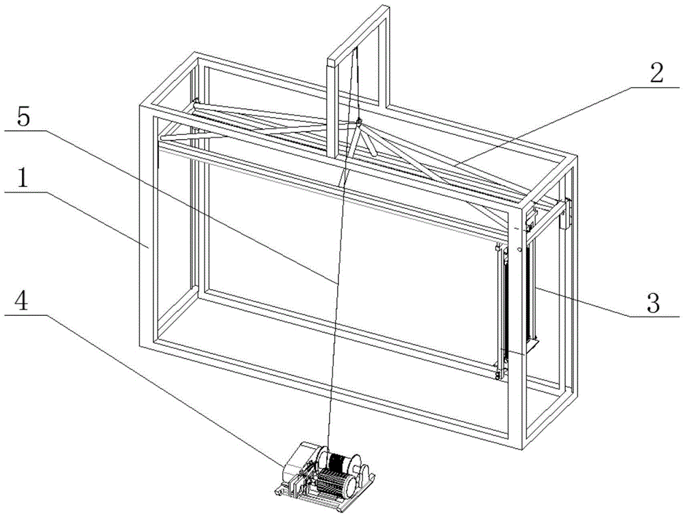 Immersed membrane casting platform and using method thereof