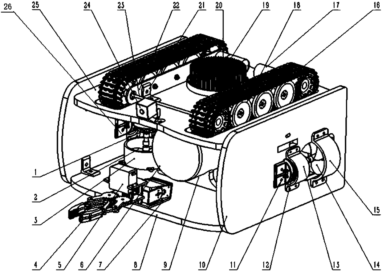 Tracked underwater robot