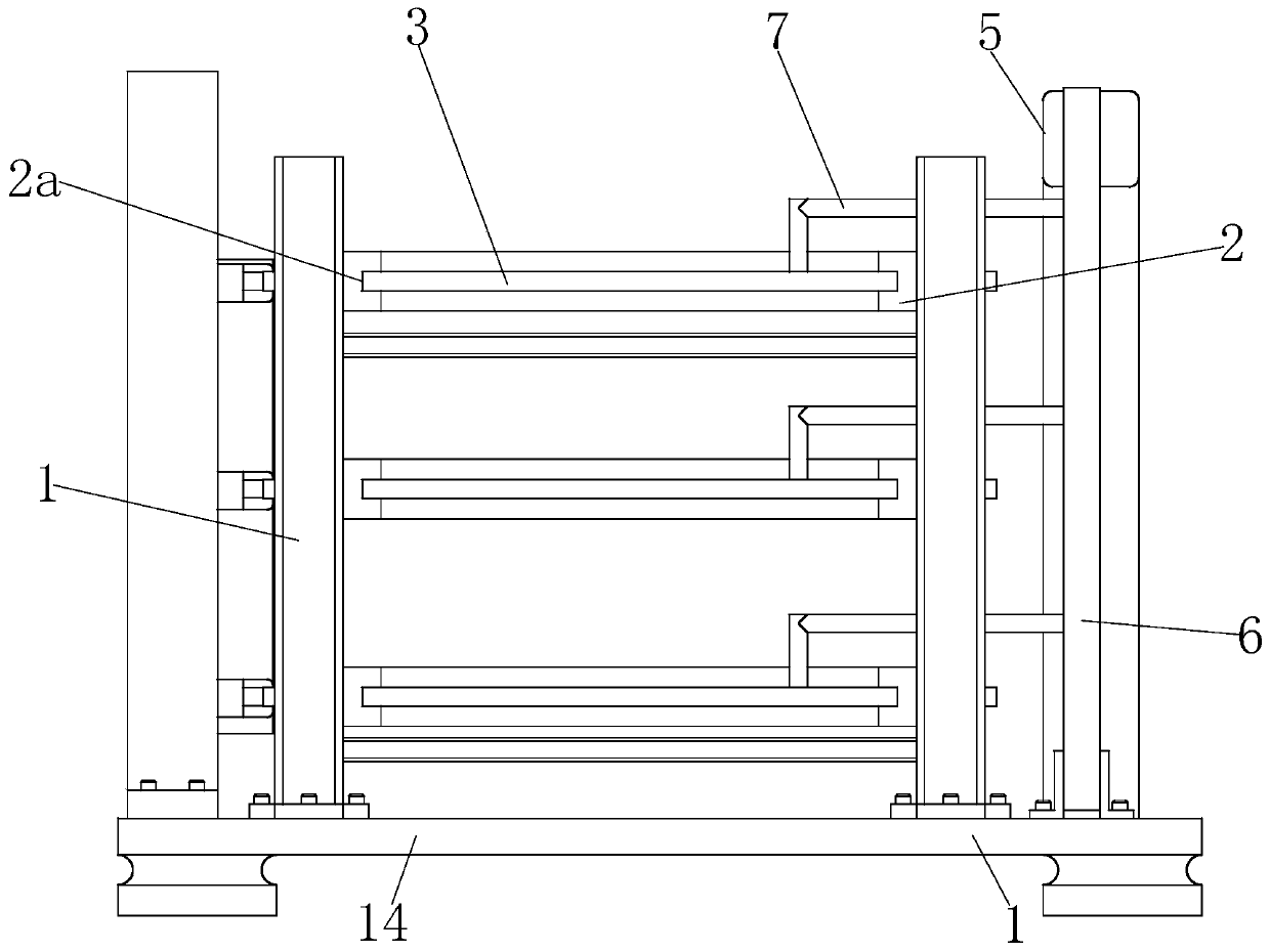 Storage and display device convenient for water pump housing quality testing