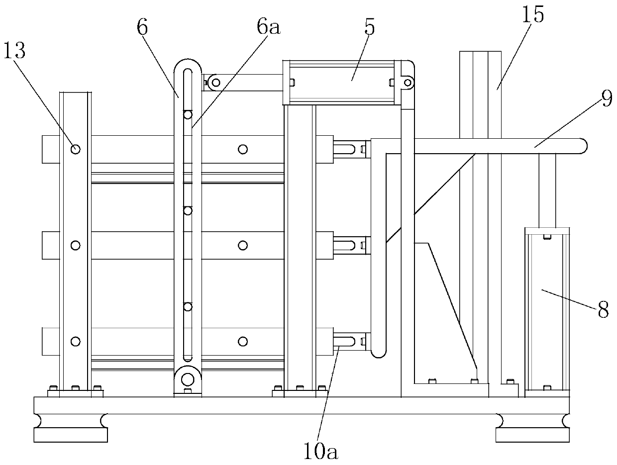 Storage and display device convenient for water pump housing quality testing