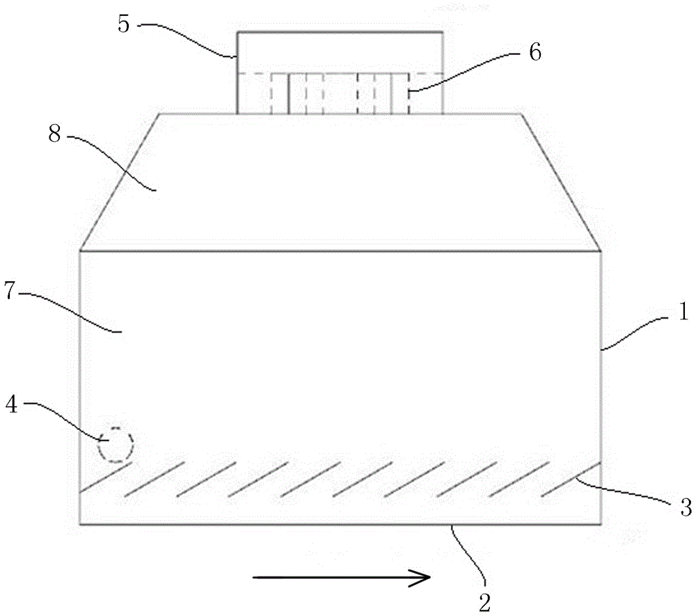 Air inlet device and passenger car provided with same