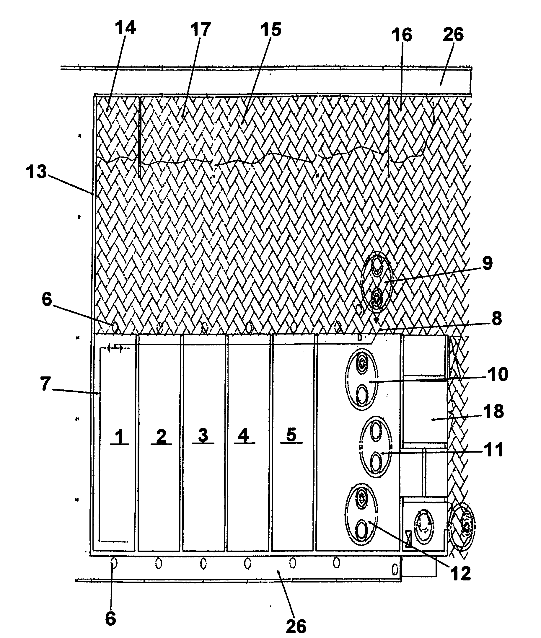 Ecotechnical installation and method for the production of cultivation substrates, soil amendments, and organic fertilizers having properties of anthropogenic terra preta soil