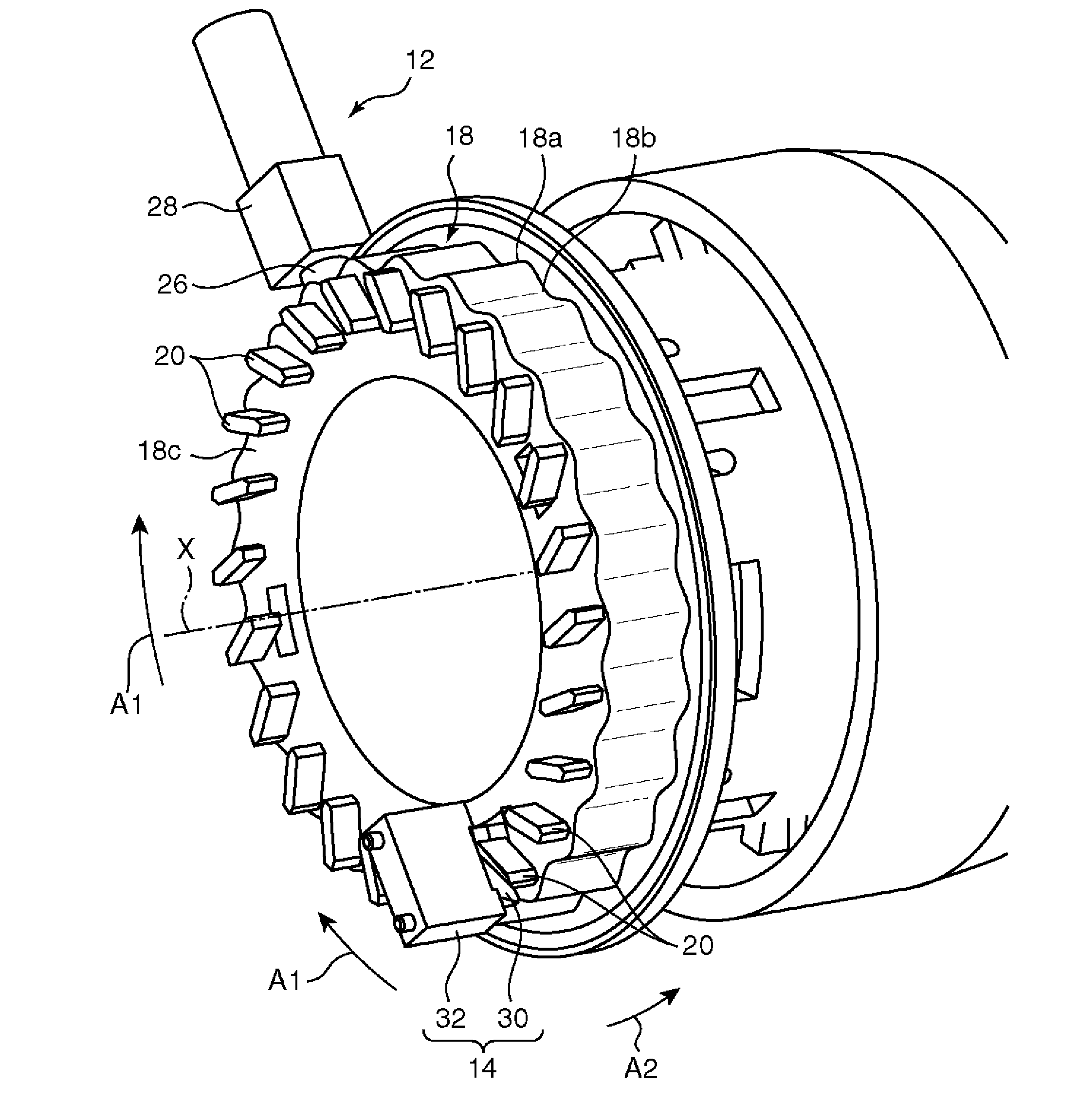 Rotating-manipulation device