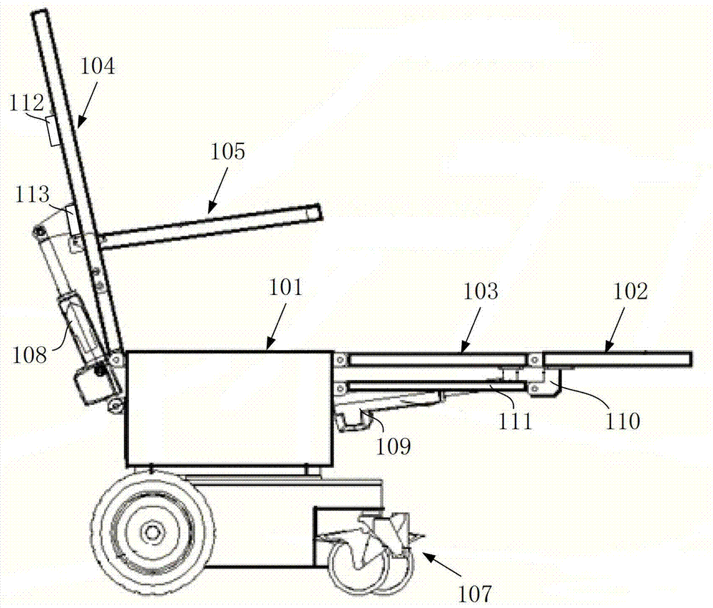 Bed and chair integrated nursing system with rotary seat and urination and defecation processing device
