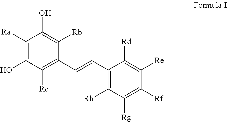 Process for the preparation of polyhydroxystilbene compounds by deprotection of the corresponding ethers