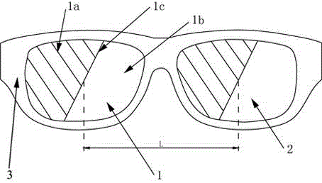 Design method of anti-dazzle liquid crystal spectacles and device