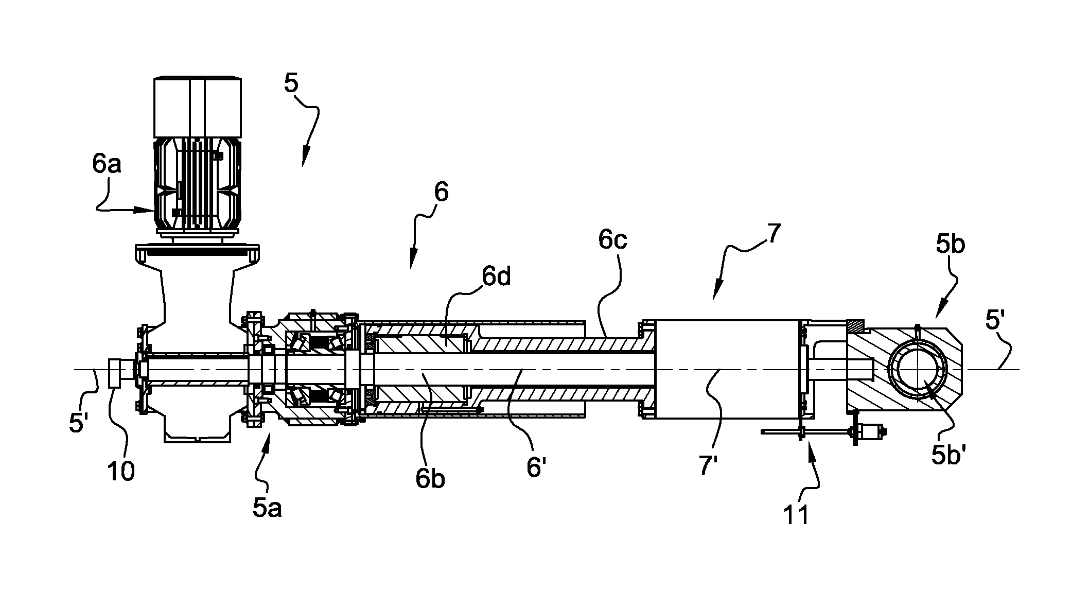 Tensioner for the controlled clamping and moving of an elongated body, in particular for an installation for laying pipelines, umbilicals or cables