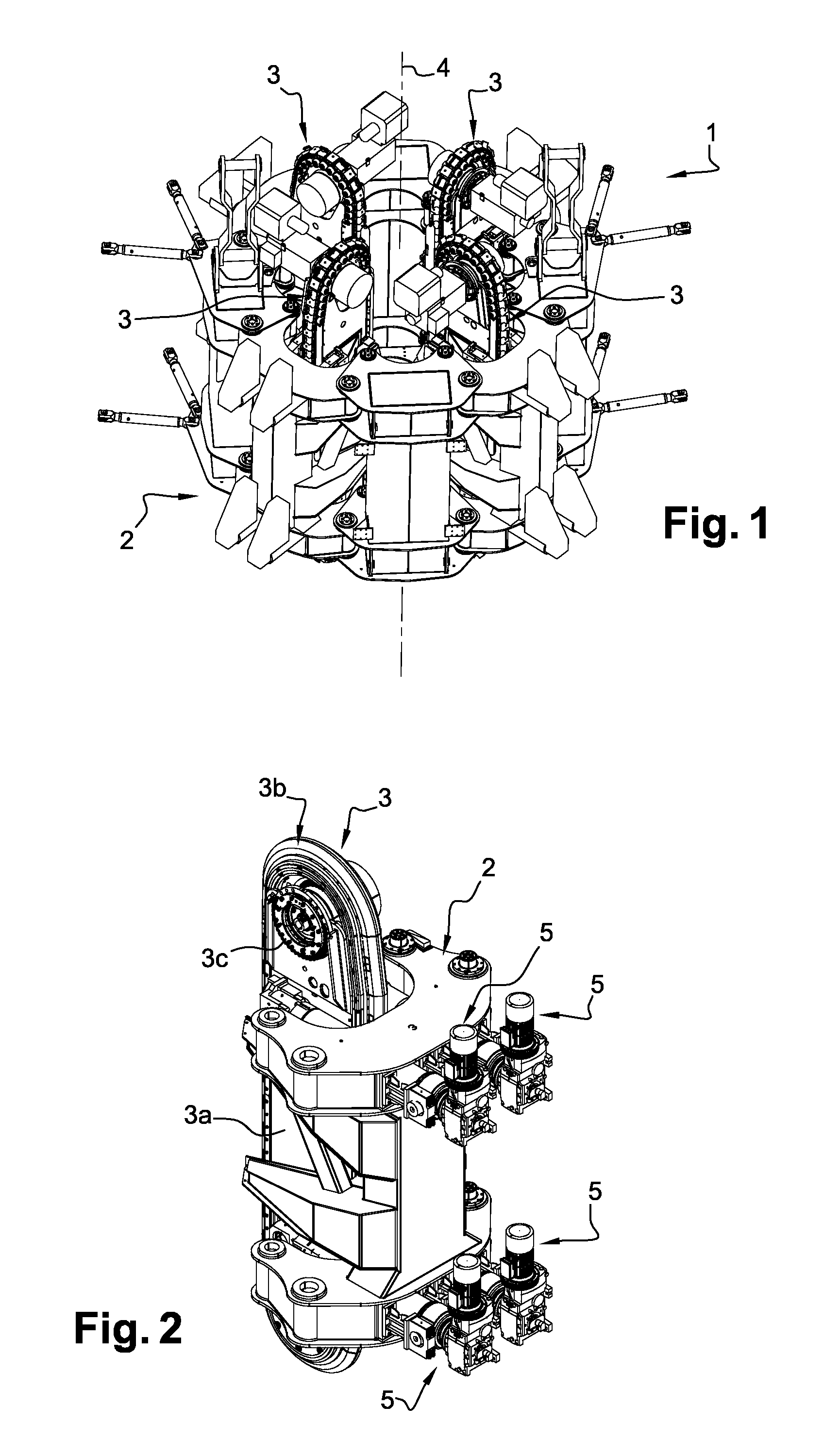 Tensioner for the controlled clamping and moving of an elongated body, in particular for an installation for laying pipelines, umbilicals or cables