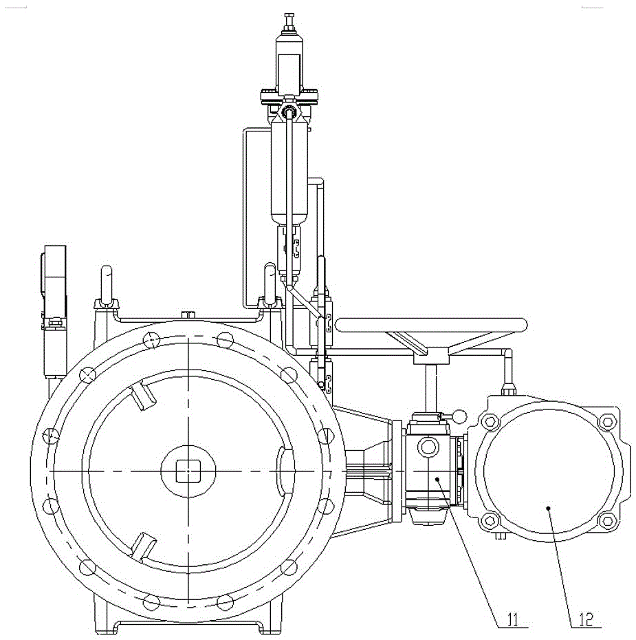 Self-actuated piston flow and pressure regulating valve