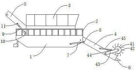 Multifunctional cleaning device for hydrological test river channel