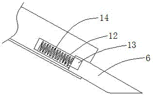 Multifunctional cleaning device for hydrological test river channel