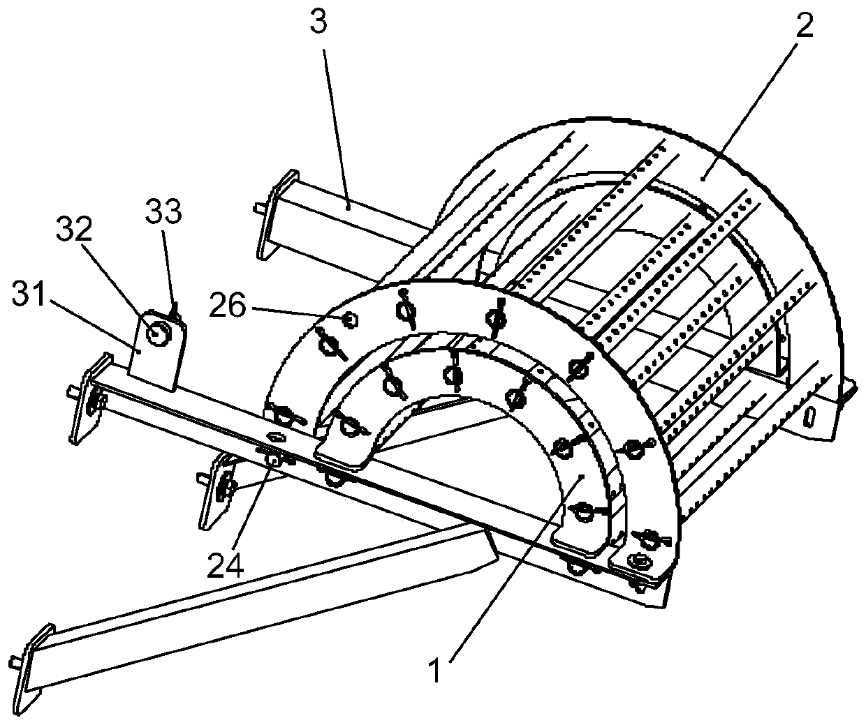 Wind generating set and cable transition device