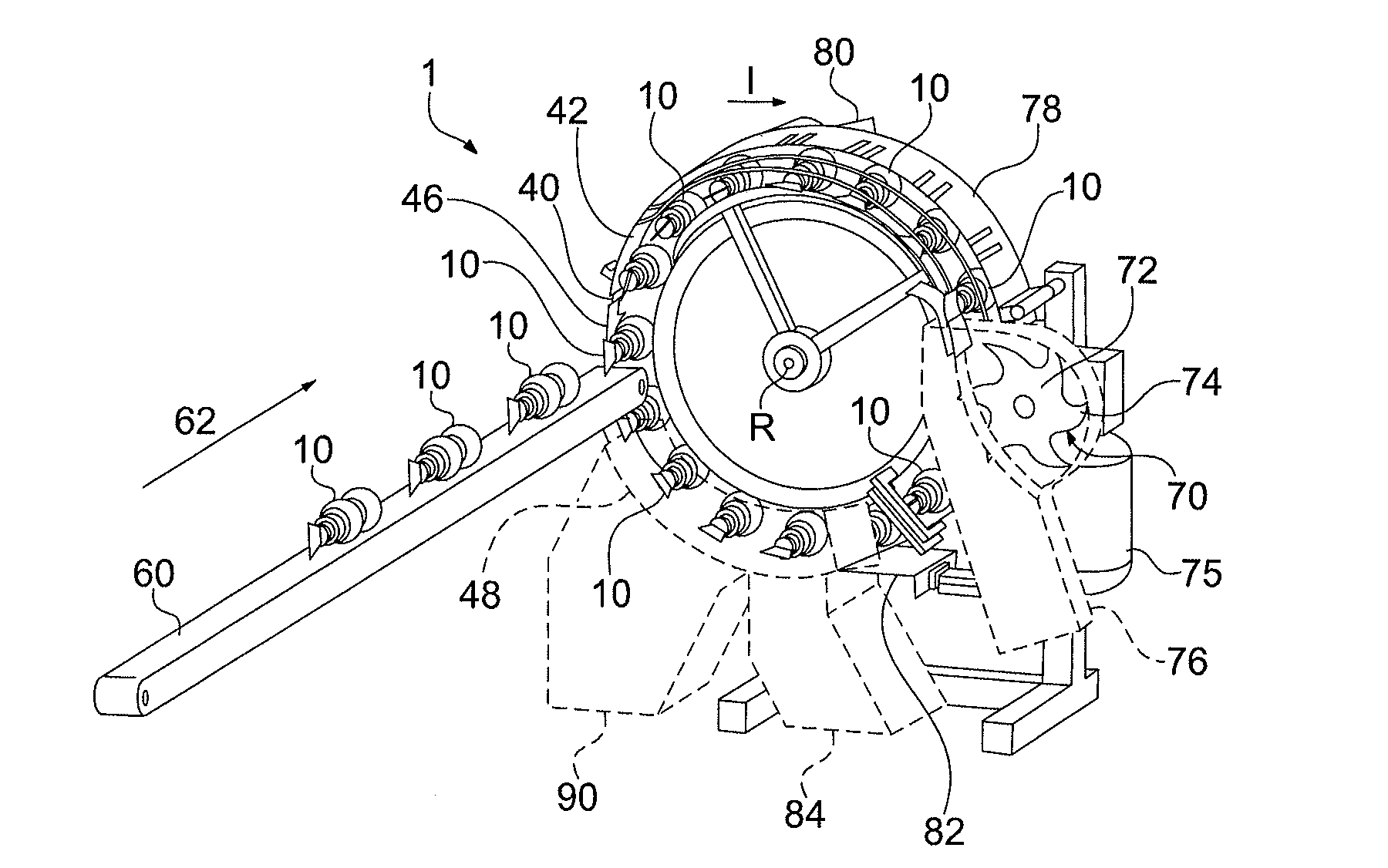 Automatic rotary transfer apparatus and method