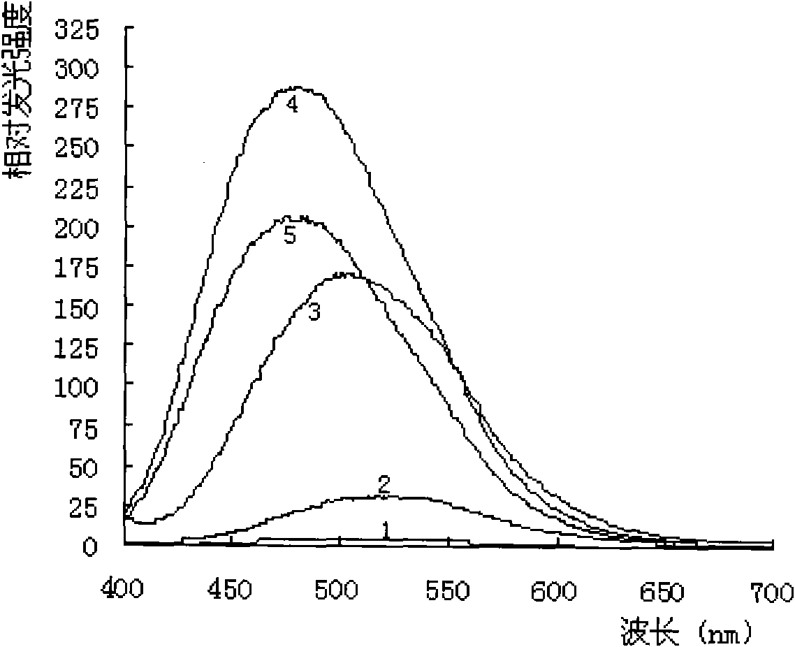 Preparation method of thiourea modified Cd doping ZnO water-soluble quantum dots