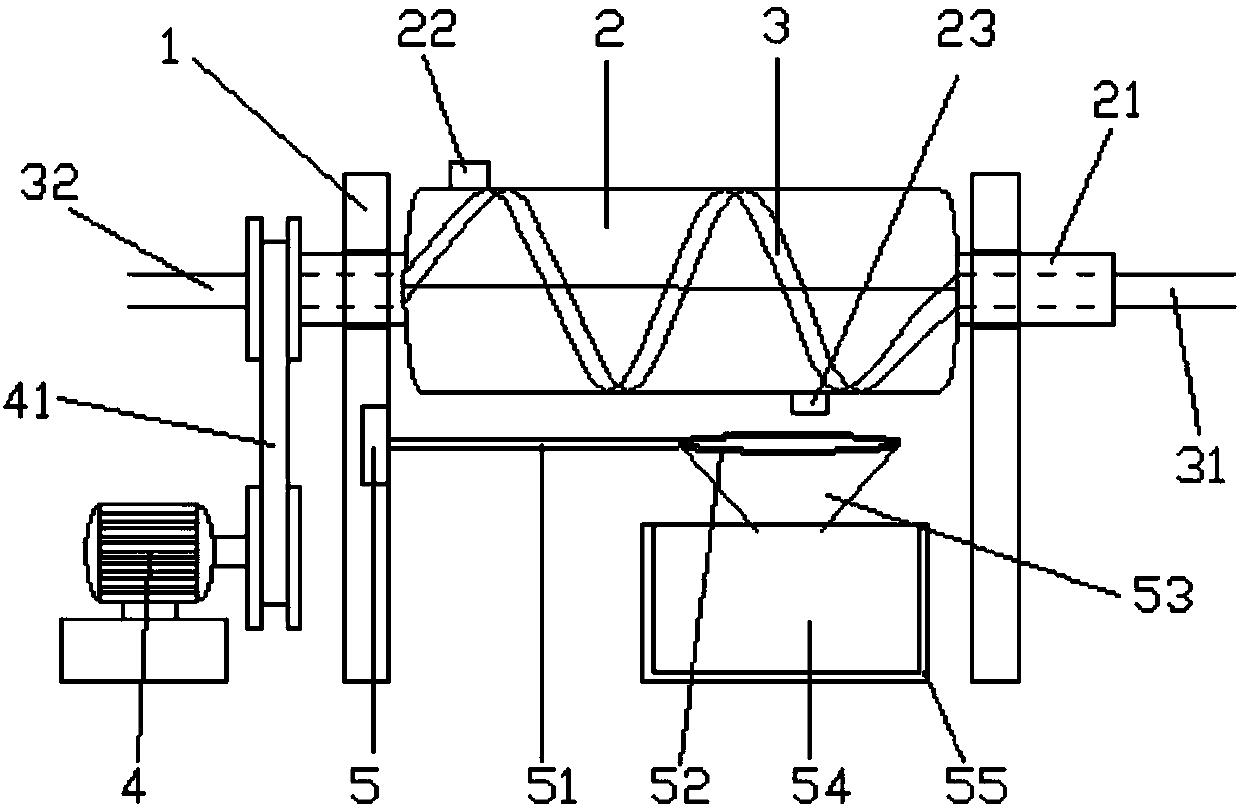 Drying and pelletizing device for chemical engineering