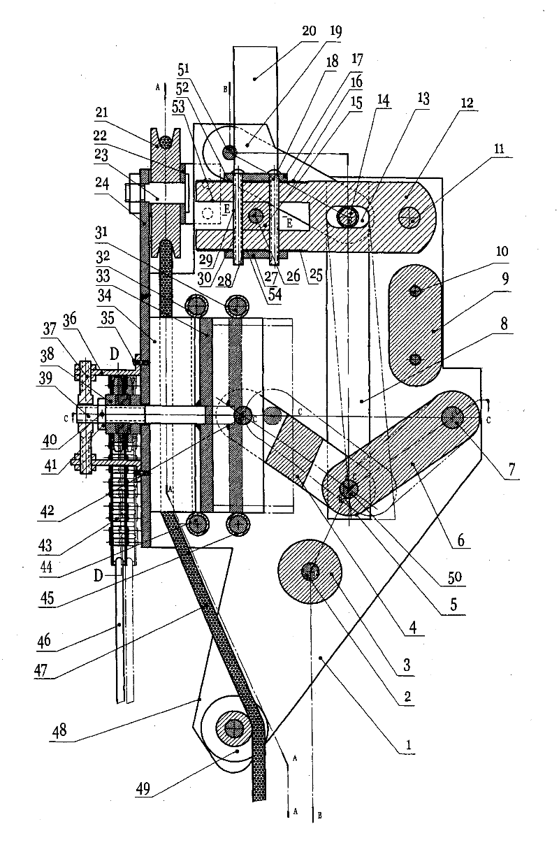 Bifilar-returning automatic control escape device for tall building