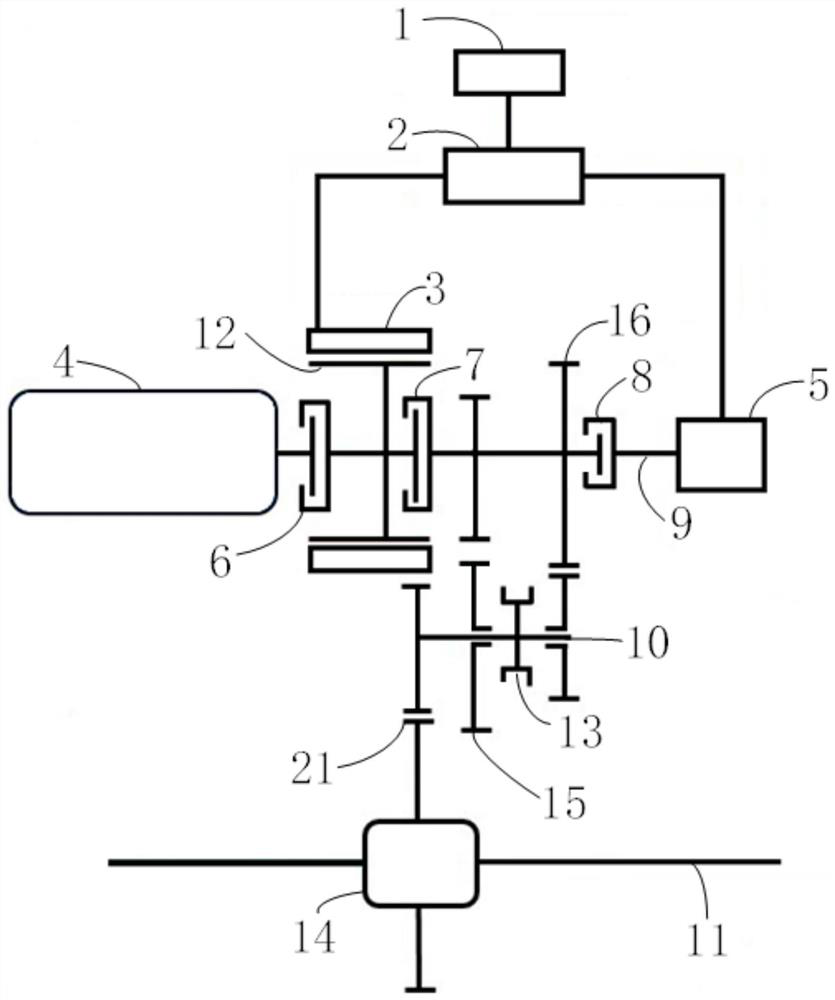 Vehicle hybrid power assembly, control method and vehicle