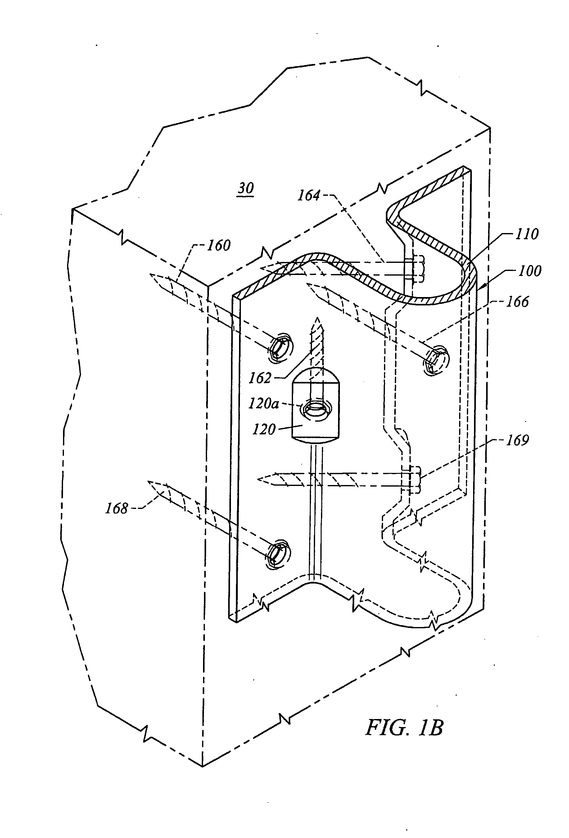 Stitching system hold-down