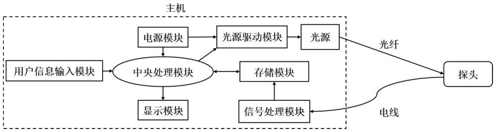 Detection system and method for noninvasive measurement of tissue deoxidation, oxygenation and carbonyl hemoglobin